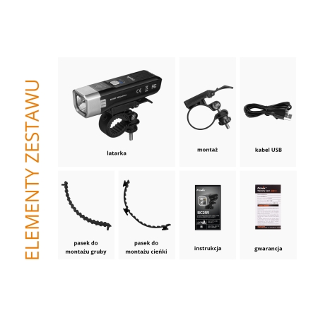 Lampa rowerowa Fenix BC25R