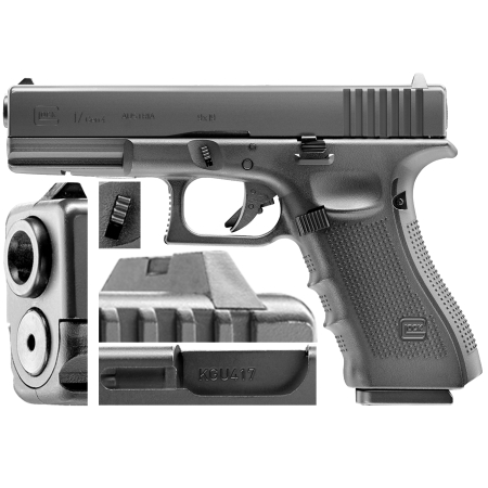 Replika pistolet ASG Glock 17 gen 4. 6 mm