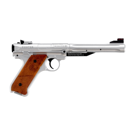 Pistolet wiatrówka Ruger Mark IV 4,5 mm srebrny
