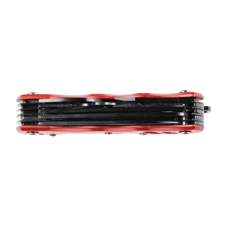 Multitool Foxter narzędzie wielofunkcyjne survival 13w1 czerwony