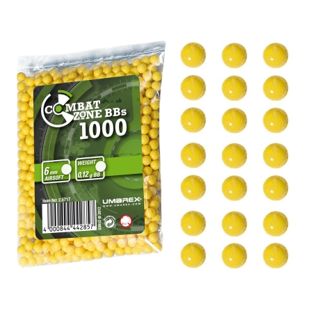 Kulki BB do ASG Combat Zone Basic 0,12 g 6 mm 1000 szt.