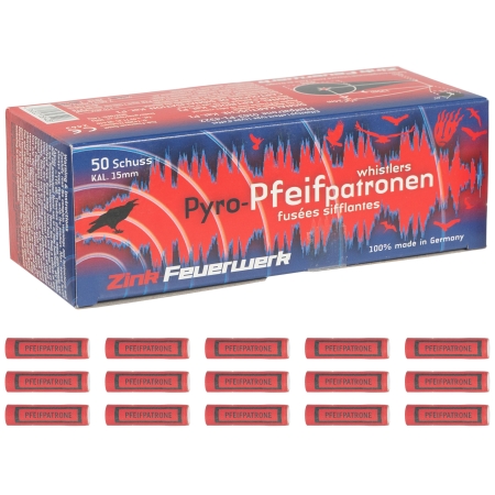 Raca pistoletowa Zink Feuerwerk Pyro Pfeifpatronen 50 szt.