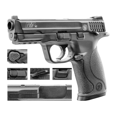 Replika pistolet ASG Smith&Wesson M&P 40 TS 6 mm