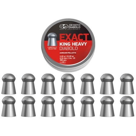 Śrut diabolo JSB Exact King Heavy 6,35/300