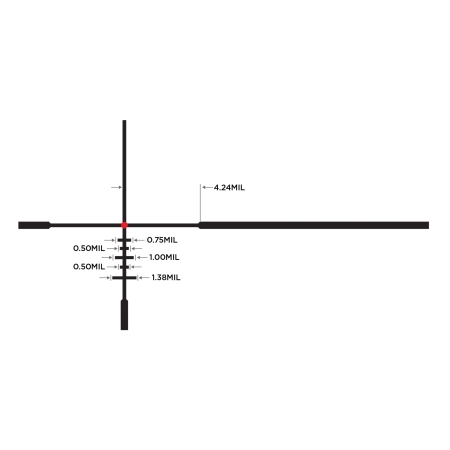 Luneta celownicza Leupold Mark 4HD 1-4.5x24 30mm SFP Illum. FireDot BDC