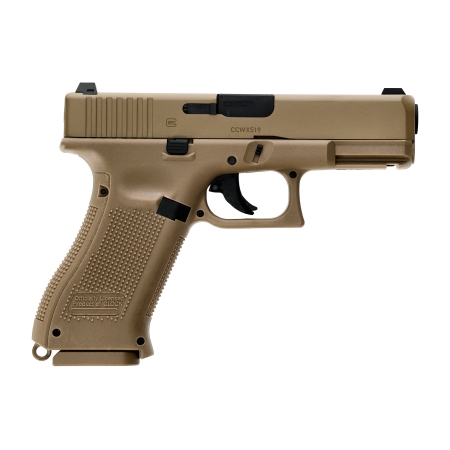 Pistolet wiatrówka Glock 19X 4,5 mm coyote BB CO2