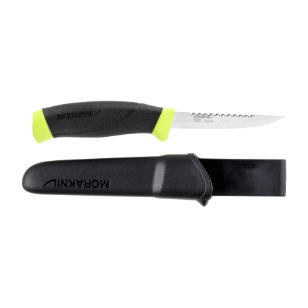 Nóż Morakniv Fishing Comfort Scaler 098 z ząbkami stal nierdzewna