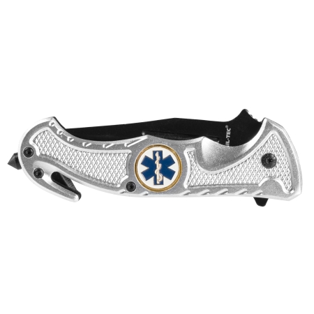Nóż Mil-Tec Rescue ratowniczy srebrny