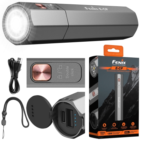 Latarka LED Fenix E-CP czarna