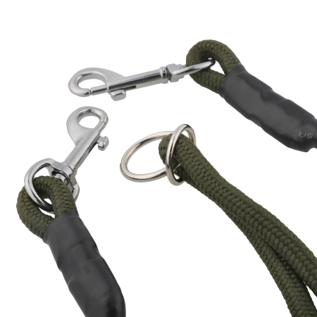 Smycz przepinana 4wild 260 cm 8 mm khaki