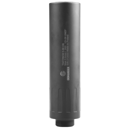 Tłumik do broni Gomander Tactinox 5,56 OB nasuwany 42 mm 1/2x28 stal nierdzewna czarny