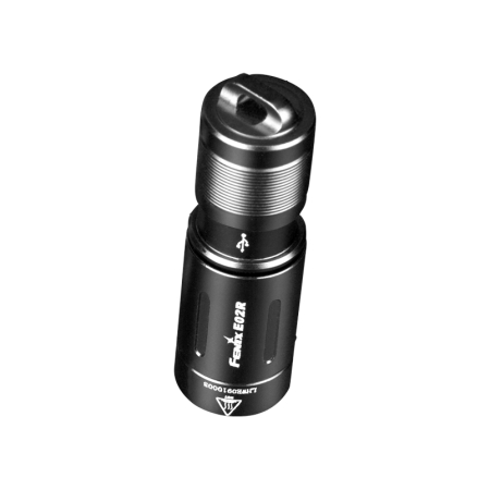 Latarka LED Fenix E02R czarna
