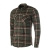 Koszula męska Tagart Jukon, flanelowa, zielona w biało-czerwoną kratę