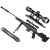 Wiatrówka Black Ops Sniper 5,5 mm z lunetą 4x32