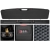 Kufer na bron Megaline czarny 125x25x11 cm szyfr