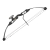 Łuk bloczkowy dla dorosłych Poe Lang Cobra Protex 55 lb 40,2" czarny dla leworęcznych