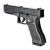 Pistolet wiatrówka Glock 17 blowback 4,5 mm BB CO2