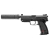 Replika pistolet ASG Heckler&Koch USP Tactical czarny 6mm