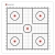Naklejka termiczna tarcza do przystrzeliwania termowizji HIKMICRO by HIKVISION 30x30 cm 10 szt.