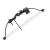 Łuk bloczkowy dla dzieci i młodzieży Poe Lang Druid 20 lb 33" czarny