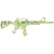 Karabin Paper Shooters Green Spit zestaw