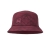 Kapelusz damski BUFF Trek Bucket Hat Calyx ciemnoczerwony