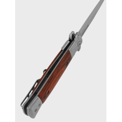 Nóż sprężynowy sycylijka - Drewno - Dominator