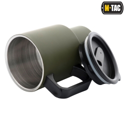 Kubek termiczny z pokrywką 450 ml - Olive - M-Tac