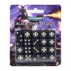 Zestaw kostek Black Templars Dice Set Warhammer 40 000