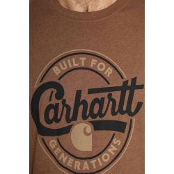 Koszulka Carhartt Script Graphic- Red Duck Heather