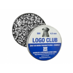 Śrut diabolo H&N Logo Club 4,5 mm 500 szt.