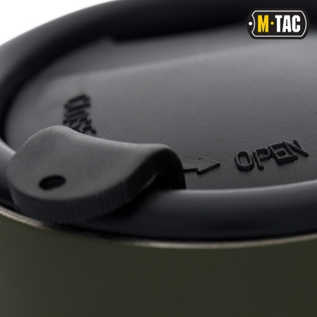 Kubek termiczny z pokrywką 280 ml - Olive - M-Tac