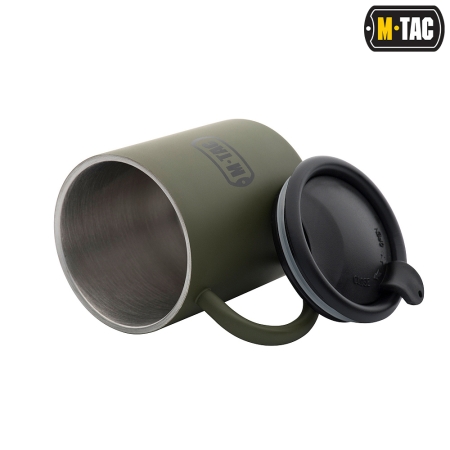 Kubek termiczny z pokrywką 280 ml - Olive - M-Tac