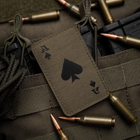 Naszywka Ace Of Spades Laser Cut - Ranger Green - M-Tac