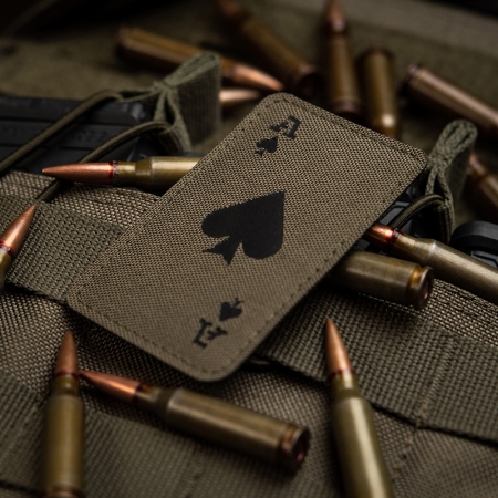 Naszywka Ace Of Spades Laser Cut - Ranger Green - M-Tac