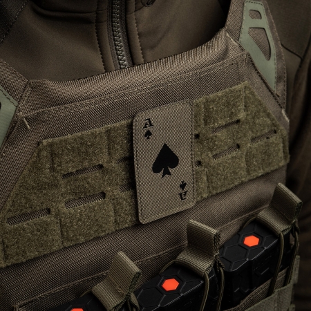 Naszywka Ace Of Spades Laser Cut - Ranger Green - M-Tac