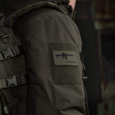 Naszywka AR15 223/5,56 Laser Cut - Ranger Green - M-Tac
