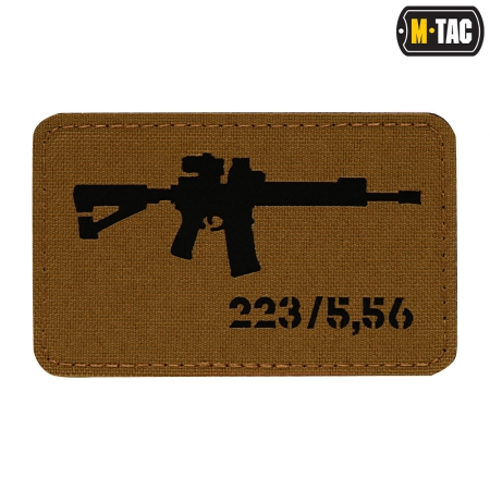 Naszywka AR15 223/5,56 Laser Cut - Coyote - M-Tac