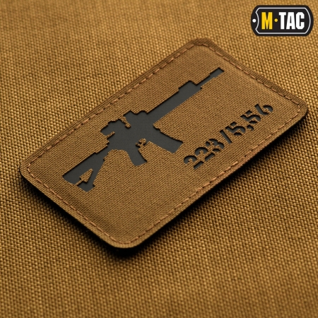 Naszywka AR15 223/5,56 Laser Cut - Coyote - M-Tac