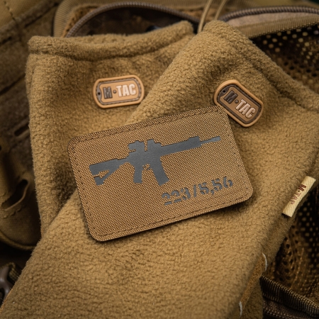 Naszywka AR15 223/5,56 Laser Cut - Coyote - M-Tac