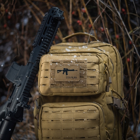 Naszywka AR15 223/5,56 Laser Cut - Coyote - M-Tac