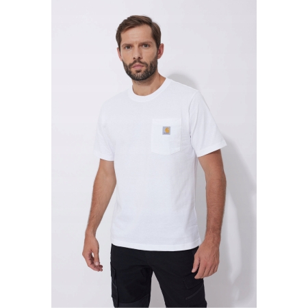 Koszulka Carhartt Dearborn Relaxed Pocket - White