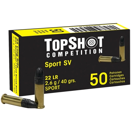 Amunicja .22 LR TopShot Black Edition 40gr/2,6g