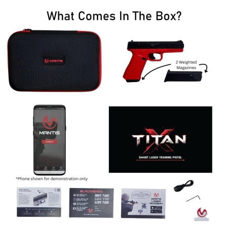 Pistolet Mantis TitanX - system wyszkolenia strzeleckiego