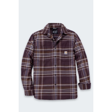 Koszula Flanelowa Carhartt Midweight Plaid - Dark Sepia