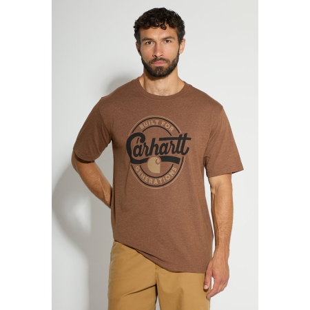 Koszulka Carhartt Script Graphic- Red Duck Heather
