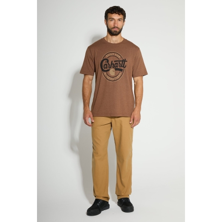 Koszulka Carhartt Script Graphic- Red Duck Heather