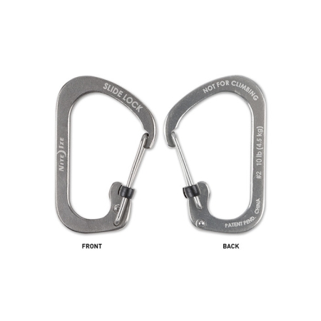 Nite Ize - SlideLock Carabiner #2 - Czarny - CSL2-01-R6