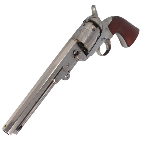 Rewolwer Pietta 1851 Colt Navy Yank Old Silver Steel .44