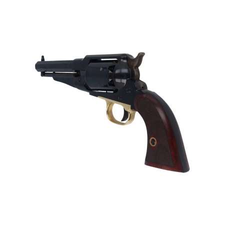 Rewolwer Czarnoprochowy 1858 Remington New Model Army Moletowany Chwyt Steel Sheriff 5,5